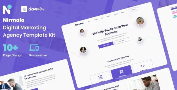 Nirmala – Digital Marketing Agency Elementor Template Kit