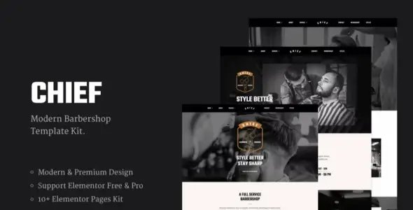 Chief – Modern Barbershop Template Kit
