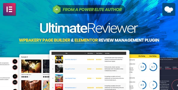 Ultimate Reviewer – Elementor & WPBakery Page Builder Addon
