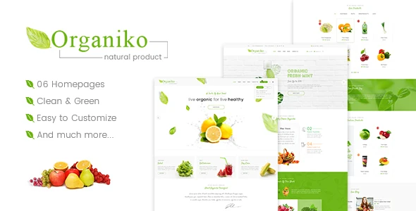 Organiko – Farm & Food Business WordPress Theme